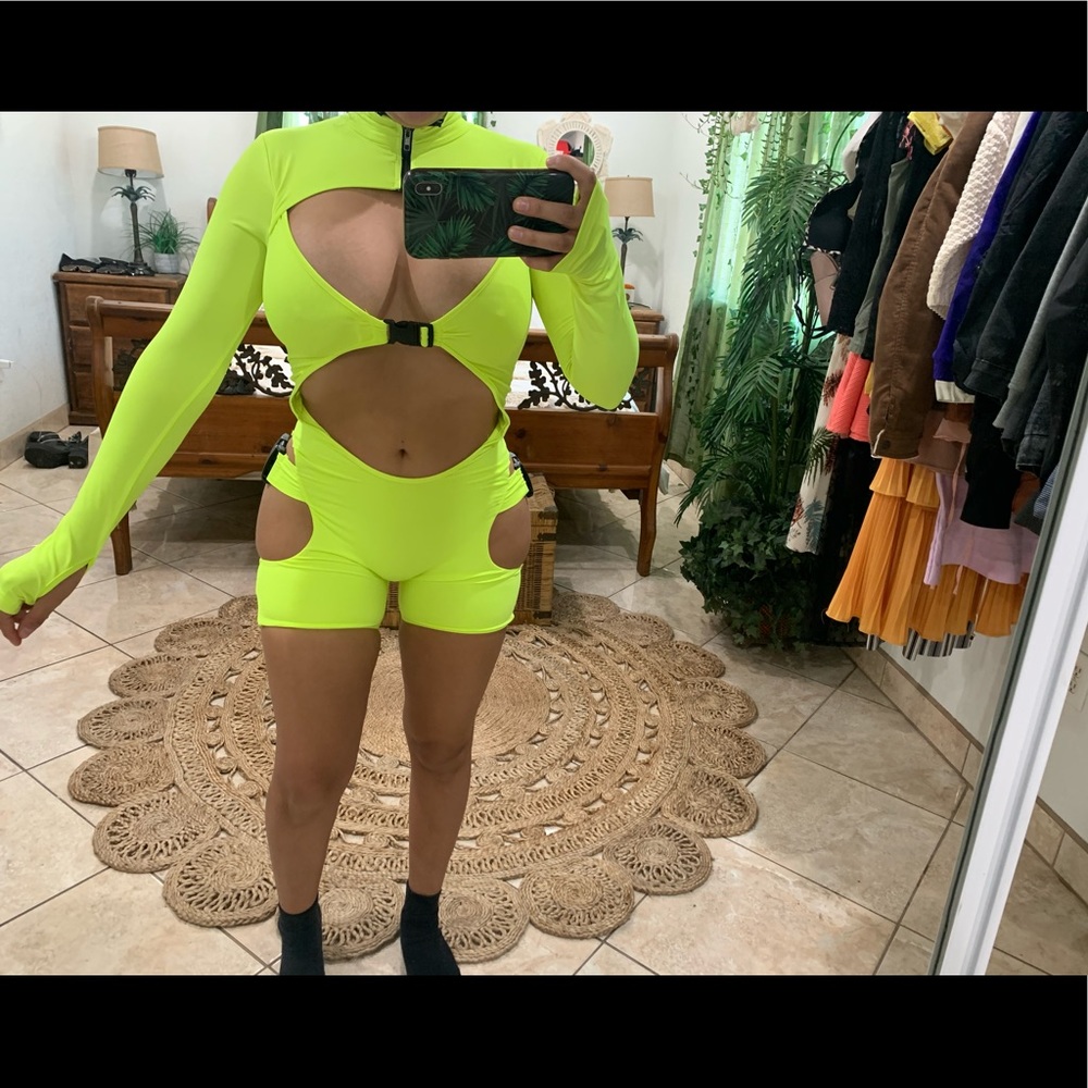 NEON GREEN BODYSUIT/ BEYOND WONDERLAND